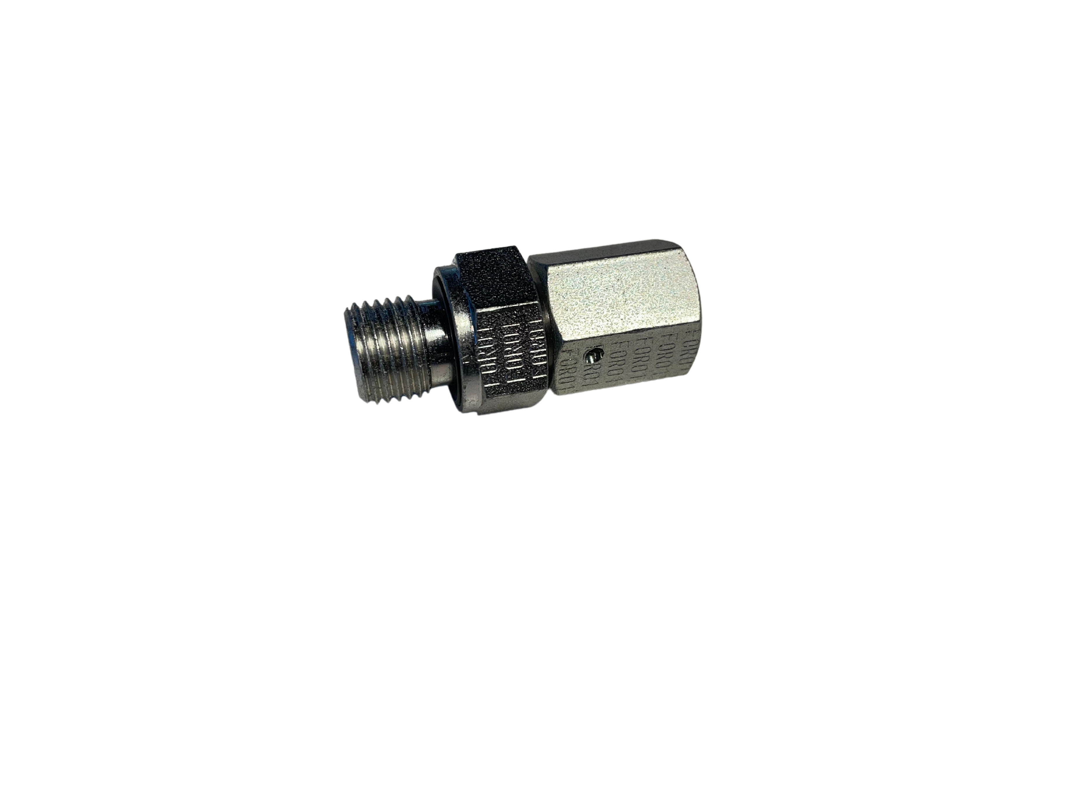 Adaptateur écrou libre JIC - 1/4" BSP cylindrique